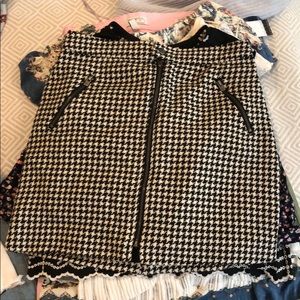 Black and white skirt